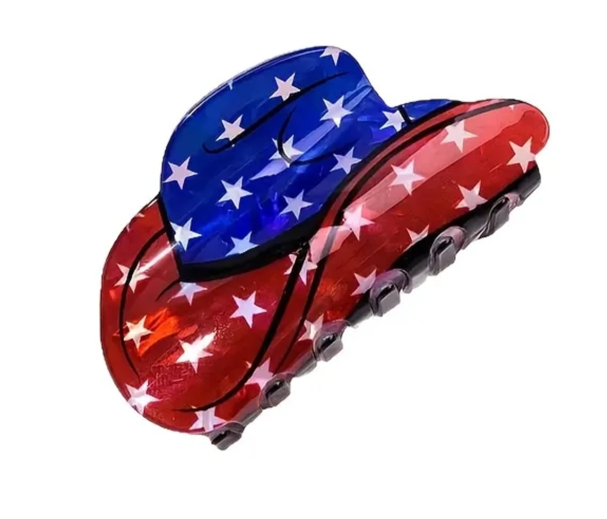 Pince à cheveux drapeau americain