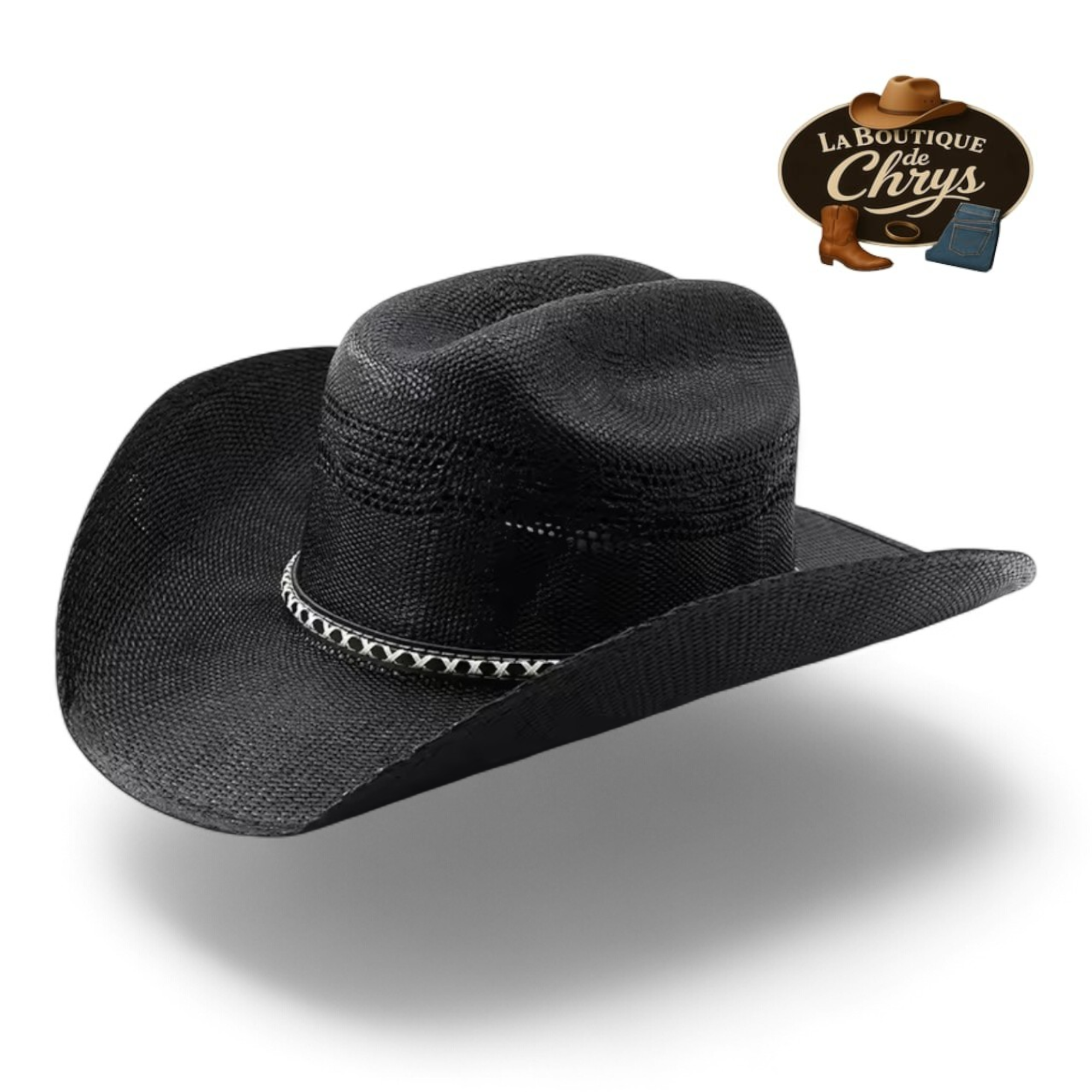 Chapeau noir style catalan